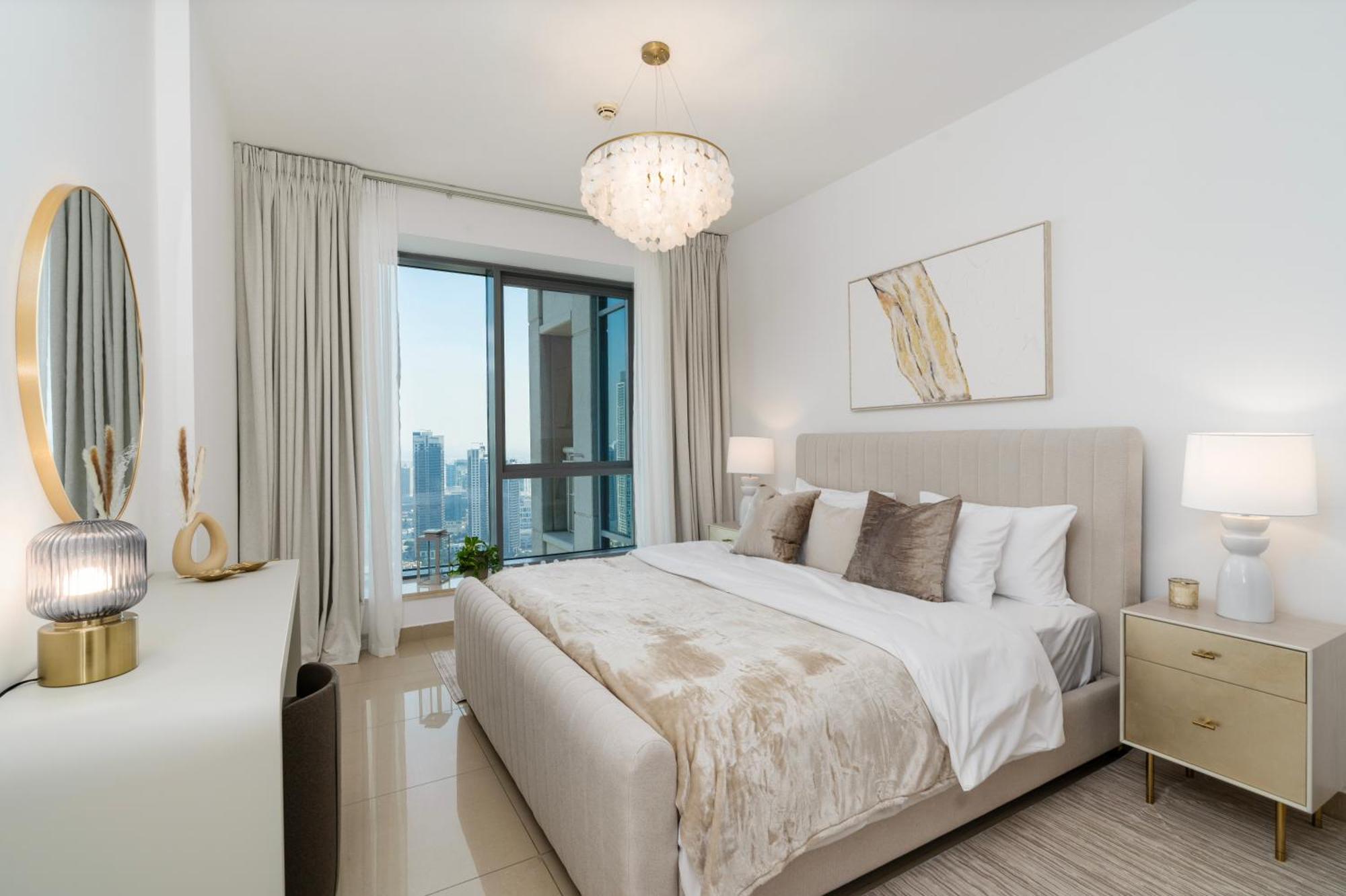Prestige Living 2Br With Full Burj Khalifa And Fountain View By Auberge Dubai Dış mekan fotoğraf